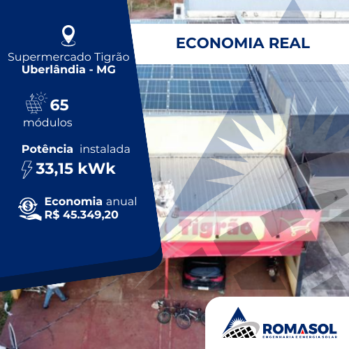 Projeto de energia solar Romasol